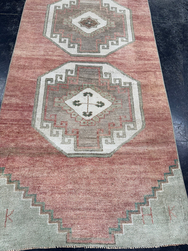 Turkish Vintage Runner Rug 3' x 8'10'' #13013