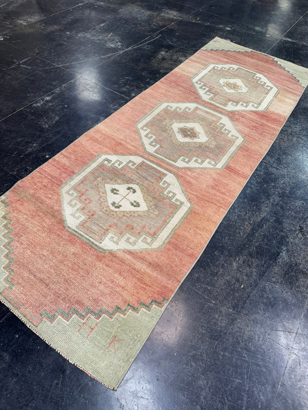 Turkish Vintage Runner Rug 3' x 8'10'' #13013