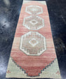 Turkish Vintage Runner Rug 3' x 8'10'' #13013