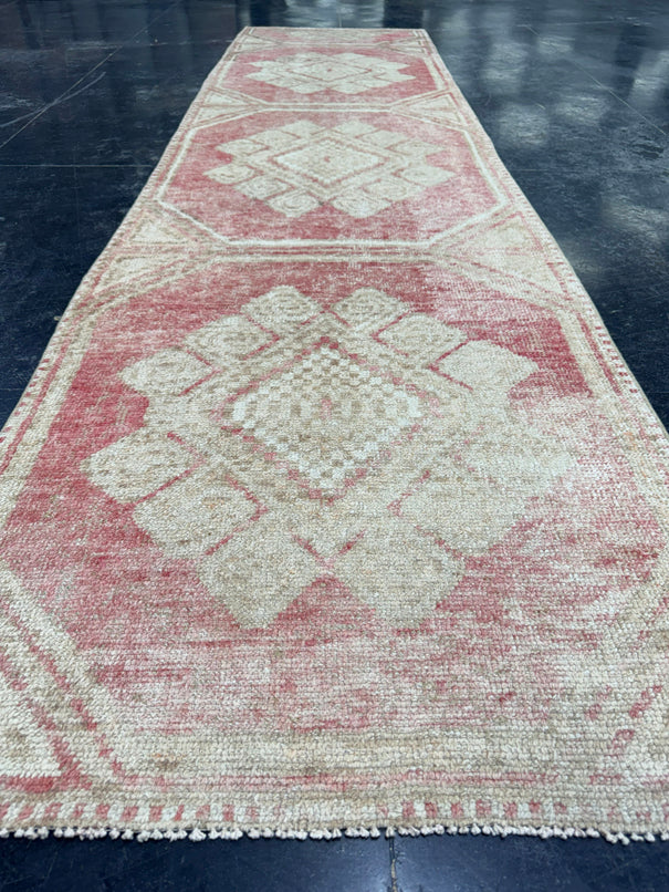 Turkish Vintage Runner Rug 2'10'' x 11'2'' #13011