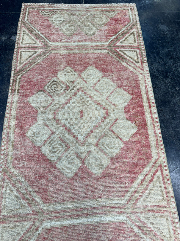 Turkish Vintage Runner Rug 2'10'' x 11'2'' #13011