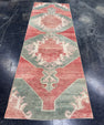 Turkish Vintage Runner Rug 3'1'' x 9'3'' #13008