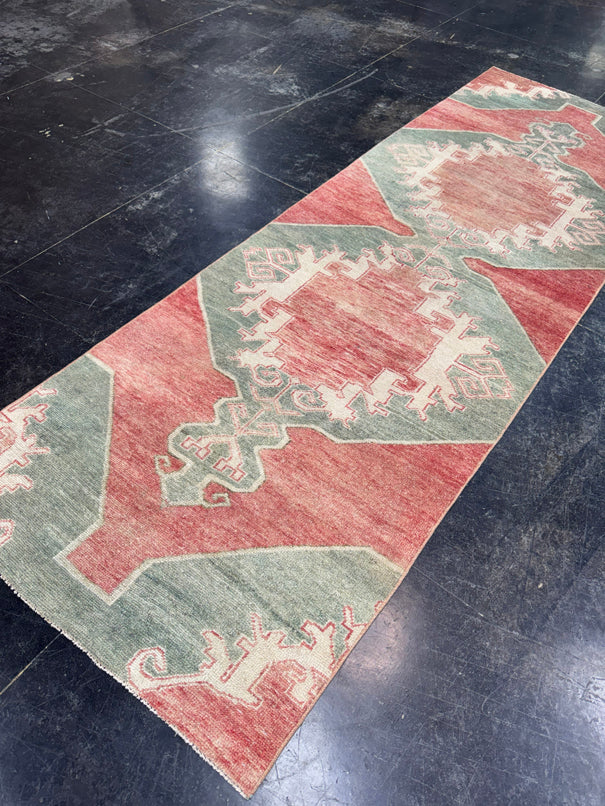 Turkish Vintage Runner Rug 3'1'' x 9'3'' #13008