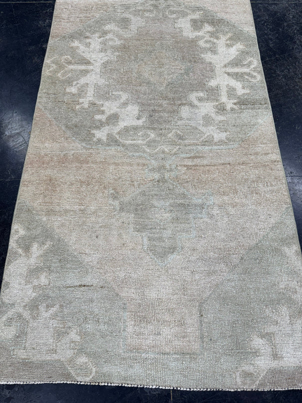 Turkish Vintage Runner Rug 3' x 10' #13006