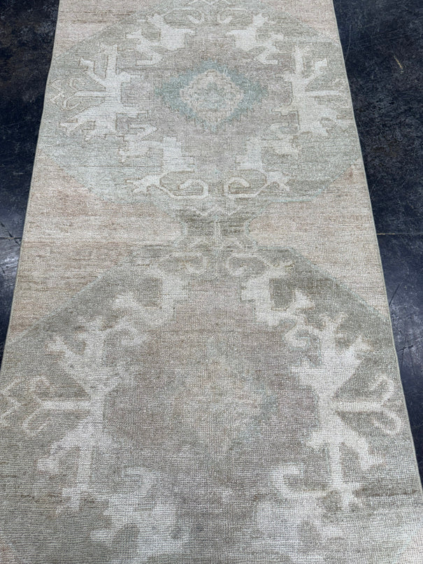 Turkish Vintage Runner Rug 3' x 10' #13006