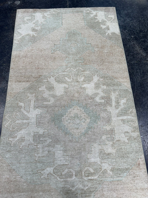 Turkish Vintage Runner Rug 3' x 10' #13006