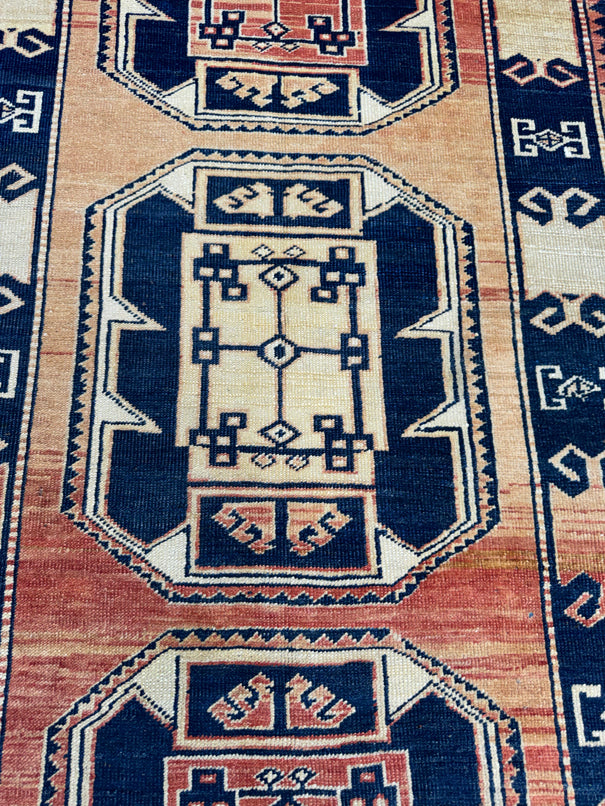 Turkish Vintage Runner Rug 3'3'' x 6'8'' #13007