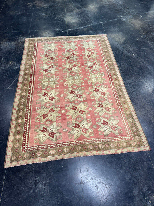 Turkish Vintage Rug 6'3'' x 9'1'' #13005