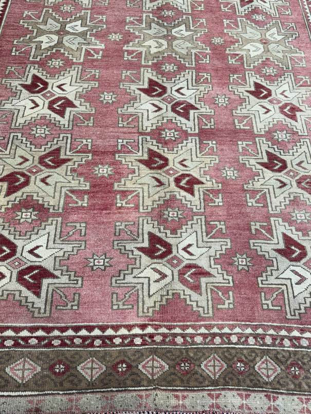 Turkish Vintage Rug 6'3'' x 9'1'' #13005