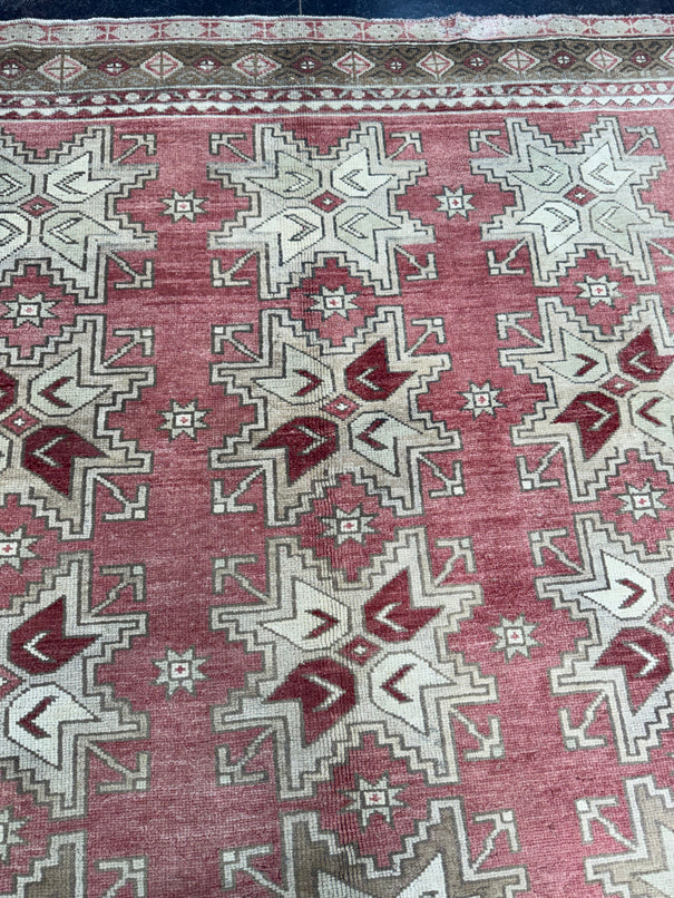Turkish Vintage Rug 6'3'' x 9'1'' #13005