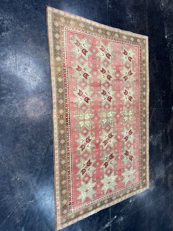 Turkish Vintage Rug 6'3'' x 9'1'' #13005