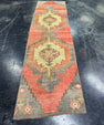 Turkish Vintage Runner Rug 2'10'' x 10' #13003