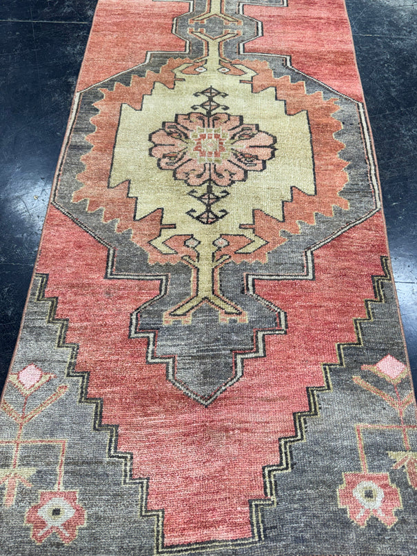 Turkish Vintage Runner Rug 2'10'' x 10' #13003
