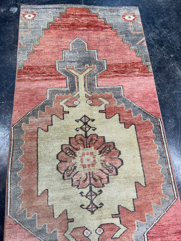 Turkish Vintage Runner Rug 2'10'' x 10' #13003