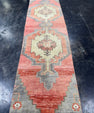 Turkish Vintage Runner Rug 2'10'' x 10' #13003