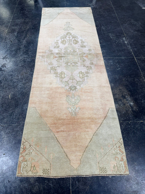 Turkish Vintage Runner Rug 2'11'' x 8'11'' #13001