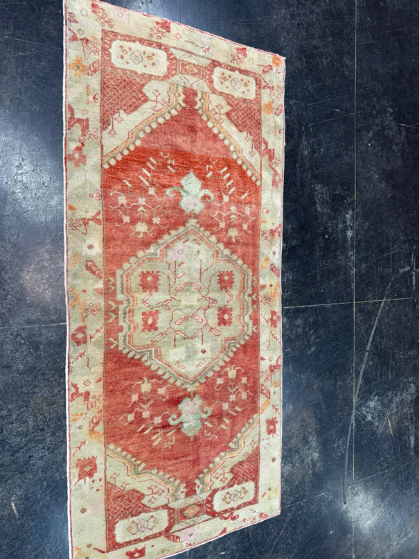 Turkish Vintage Runner Rug 3' x 6'8'' #13002
