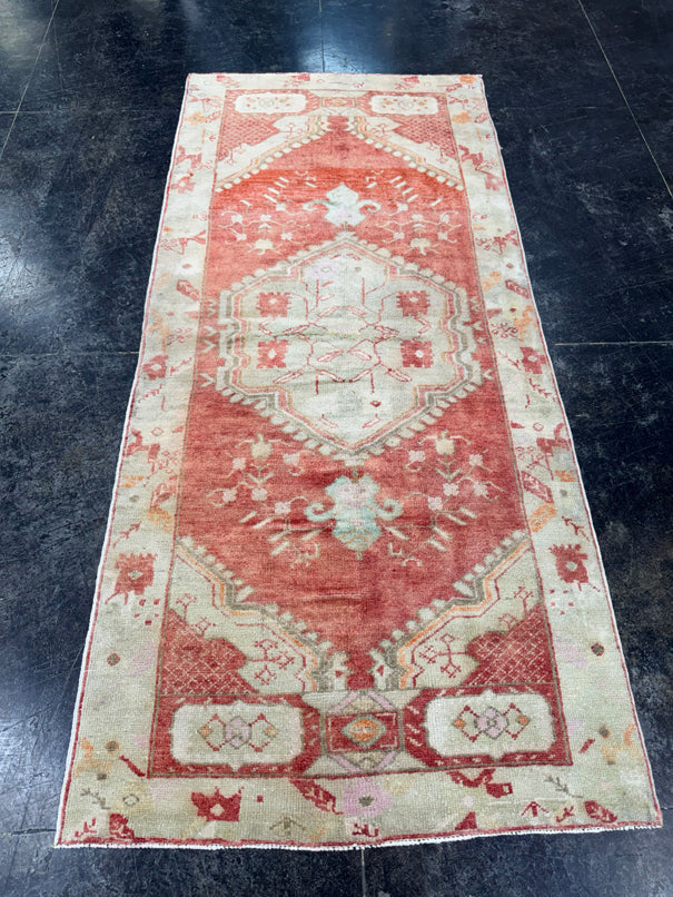 Turkish Vintage Runner Rug 3' x 6'8'' #13002