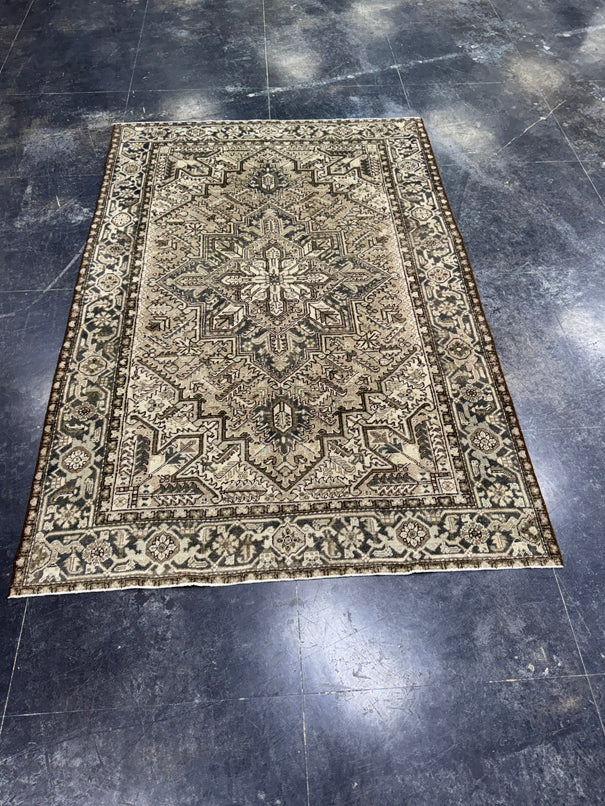 Turkish Vintage Rug 6'4'' x 9'6'' #24899