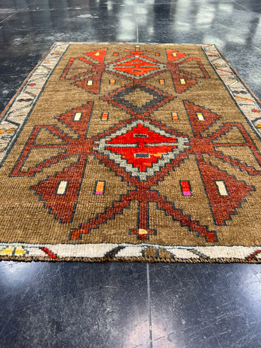 Turkish Vintage Rug 2'9'' x 4'1'' #24901