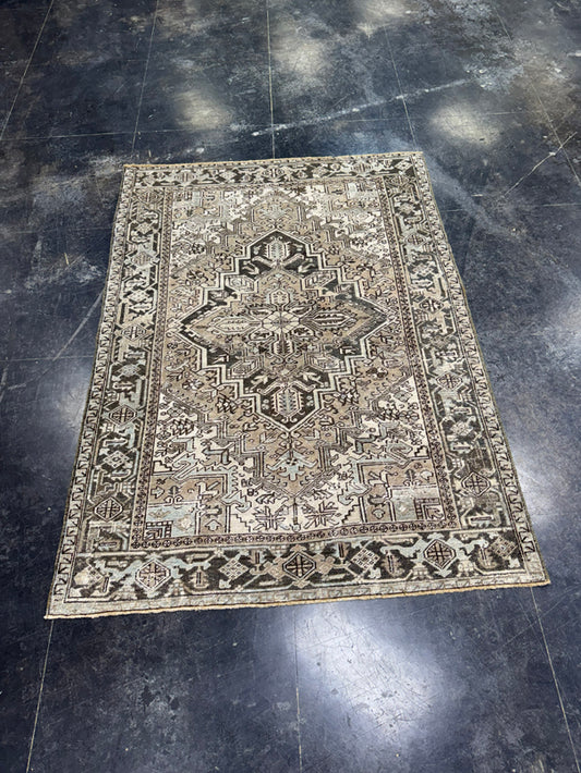 Antique Heriz Rug 6'3'' x 8'8'' #24606