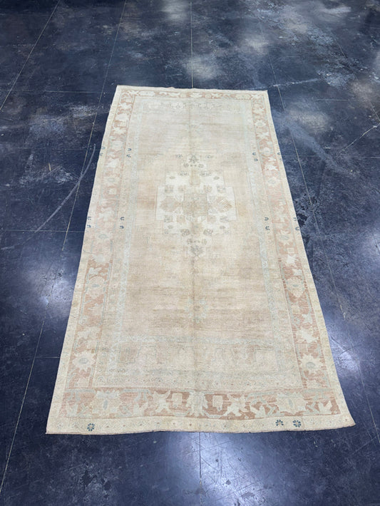 Turkish Vintage Rug 5'1'' x 10'7'' #24618