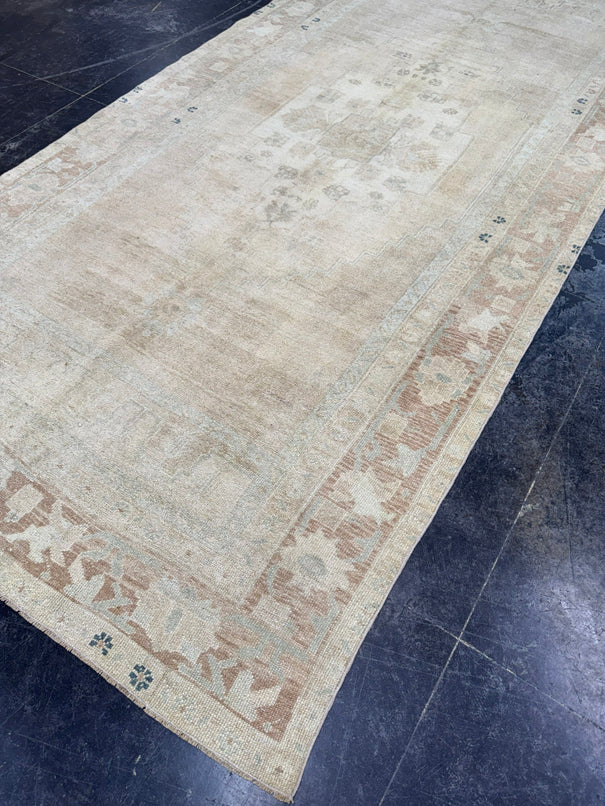 Turkish Vintage Rug 5'1'' x 10'7'' #24618