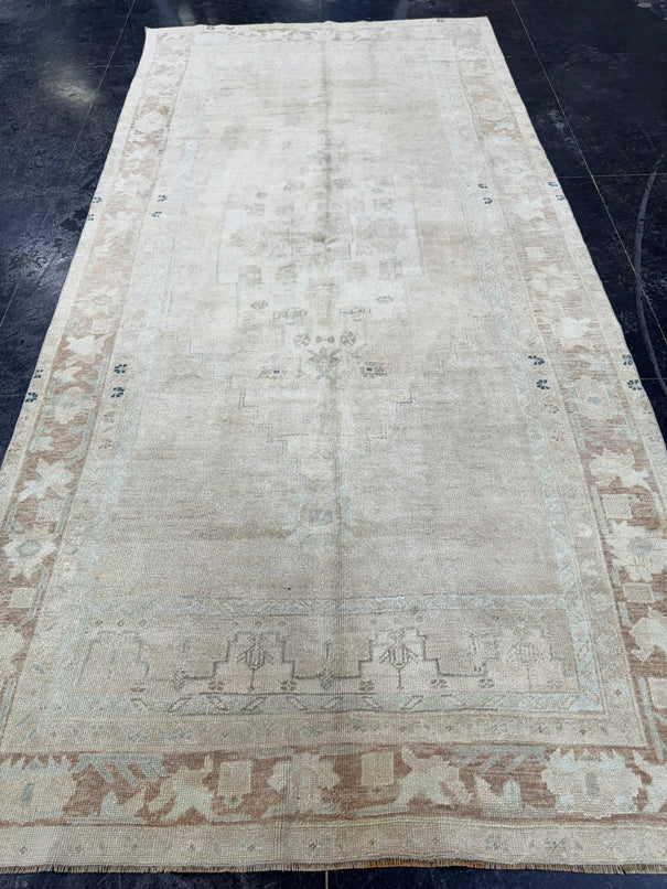 Turkish Vintage Rug 5'1'' x 10'7'' #24618