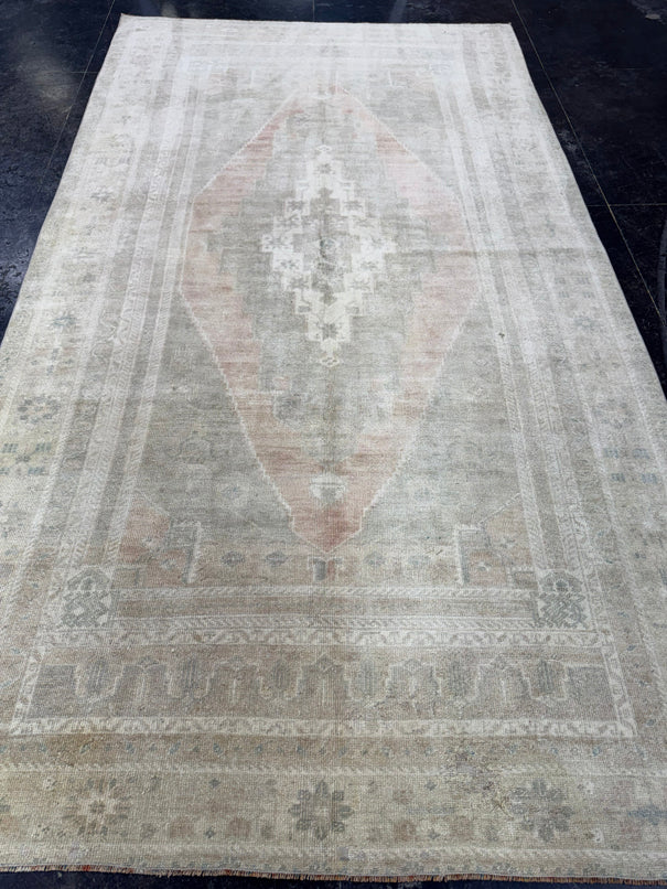 Turkish Vintage Rug 5'6'' x 10'1'' #24621