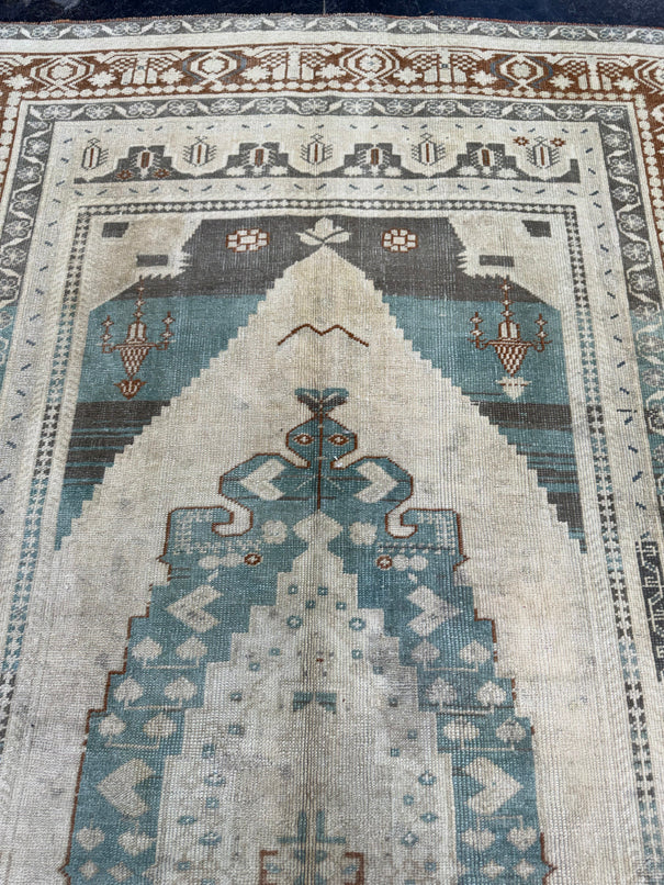 Turkish Vintage Rug 5' x 9'4'' #24634