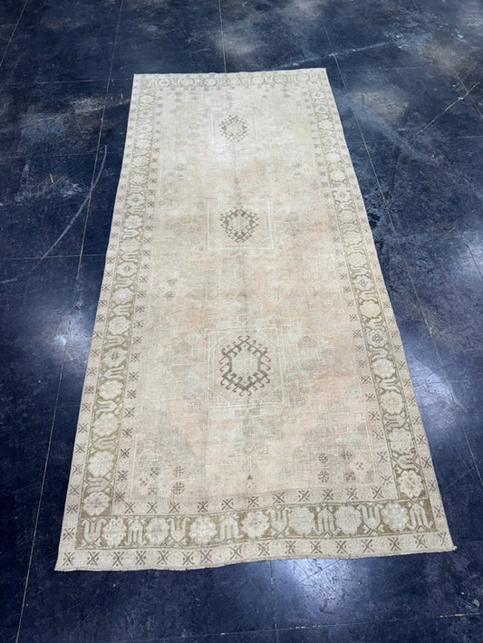 Turkish Vintage Runner Rug 5'1'' x 11'4'' #24643