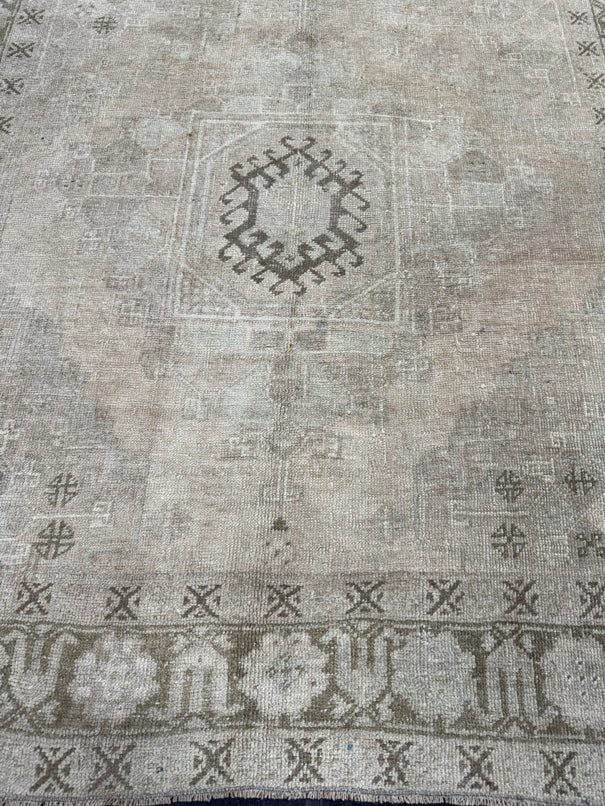 Turkish Vintage Runner Rug 5'1'' x 11'4'' #24643
