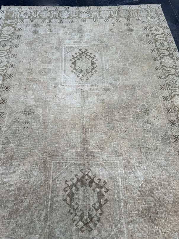 Turkish Vintage Runner Rug 5'1'' x 11'4'' #24643