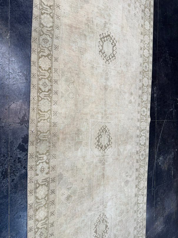 Turkish Vintage Runner Rug 5'1'' x 11'4'' #24643