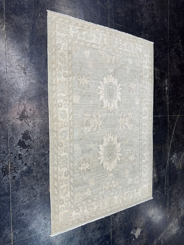 Oushak Rug 4'1'' x 6' #24985