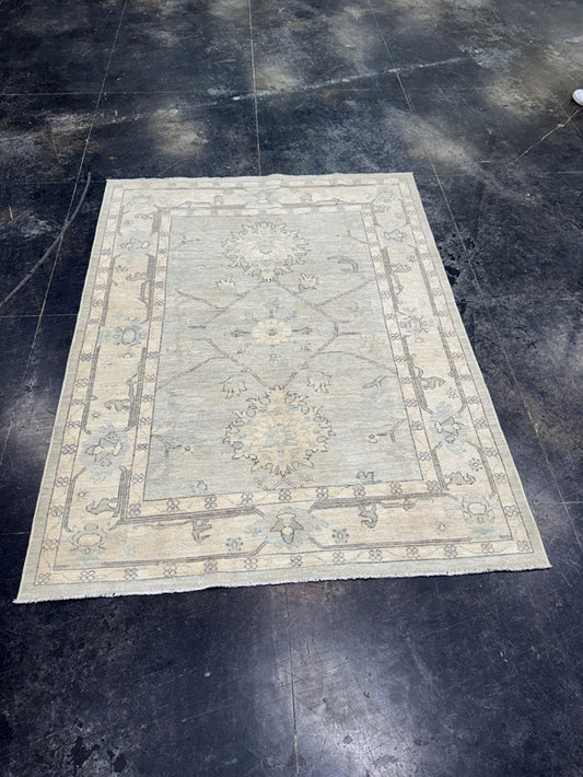 Oushak Rug 5'1'' x 6'8'' #24986