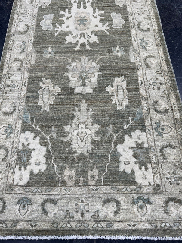 Oushak Runner Rug 2'9'' x 10'11'' #24983