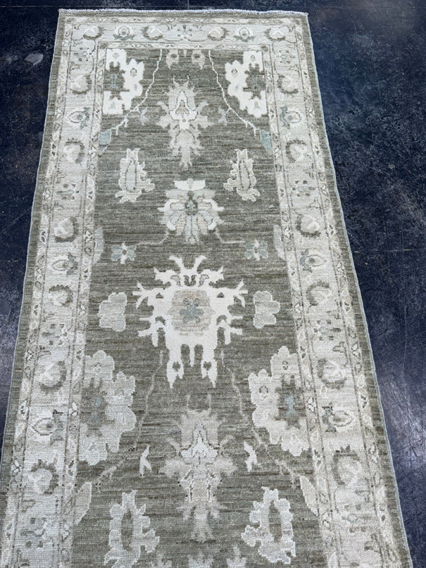 Oushak Runner Rug 2'9'' x 10'11'' #24983