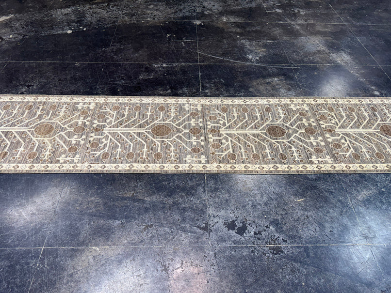 Oushak Runner Rug 2'8'' x 12'3'' #24984