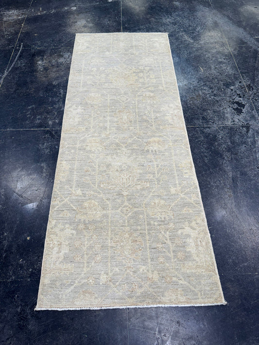 Oushak Runner Rug 2'8'' x 7'1'' #24982