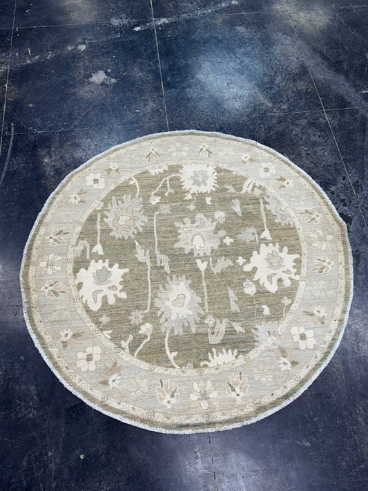 Oushak Rug 5' x 5' #24950