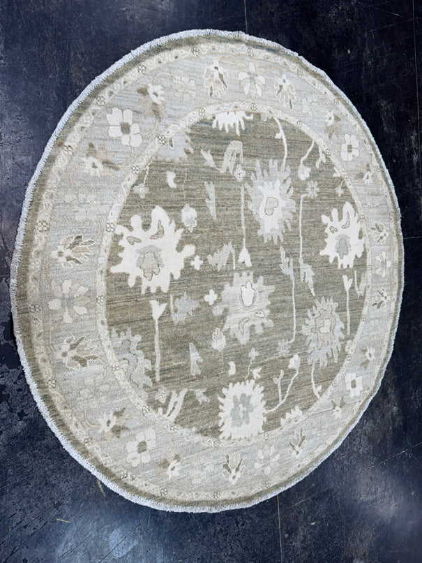Oushak Rug 5' x 5' #24950