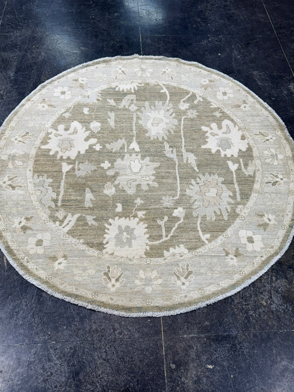 Oushak Rug 5' x 5' #24950
