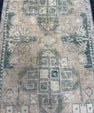 Turkish Mini Rug Oriental Hand Knotted Vintage Rug  1'7'' x  3'3'' #12263