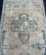 Turkish Mini Rug Oriental Hand Knotted Vintage Rug  1'7'' x  3'3'' #12263