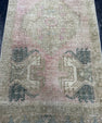 Turkish Mini Rug Oriental Hand Knotted Vintage Rug  1'7'' x  3'3'' #12264