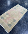 Turkish Mini Rug Oriental Hand Knotted Vintage Rug  1'7'' x  3'3'' #12264