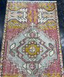 Turkish Mini Rug Oriental Hand Knotted Vintage Rug  1'6'' x  2'10'' #12262