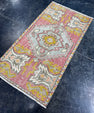 Turkish Mini Rug Oriental Hand Knotted Vintage Rug  1'6'' x  2'10'' #12262