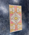 Turkish Mini Rug Oriental Hand Knotted Vintage Rug  1'6'' x  2'10'' #12262